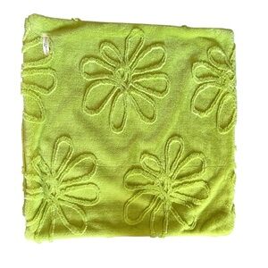 Chelsea & Theodore Home Soft Plush Square Pillow Cover Chartreuse Zip 19X19